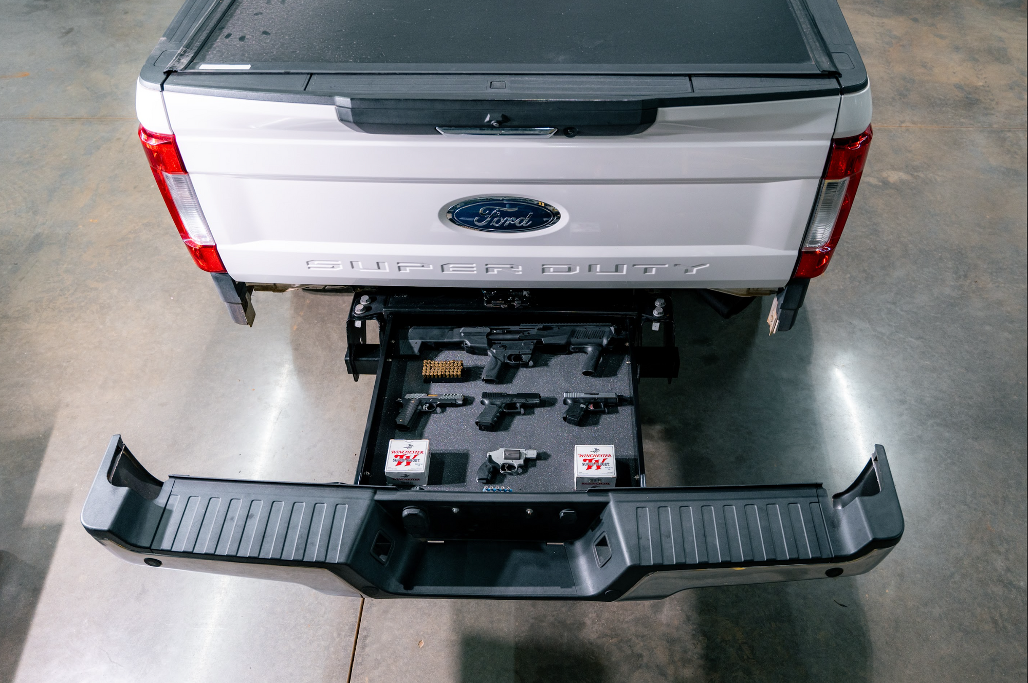 What is the hidden truck Bumper Box?